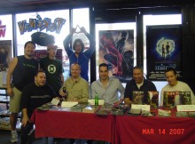 Zenescope  series Se7en team at The Comic Bug on March 14th