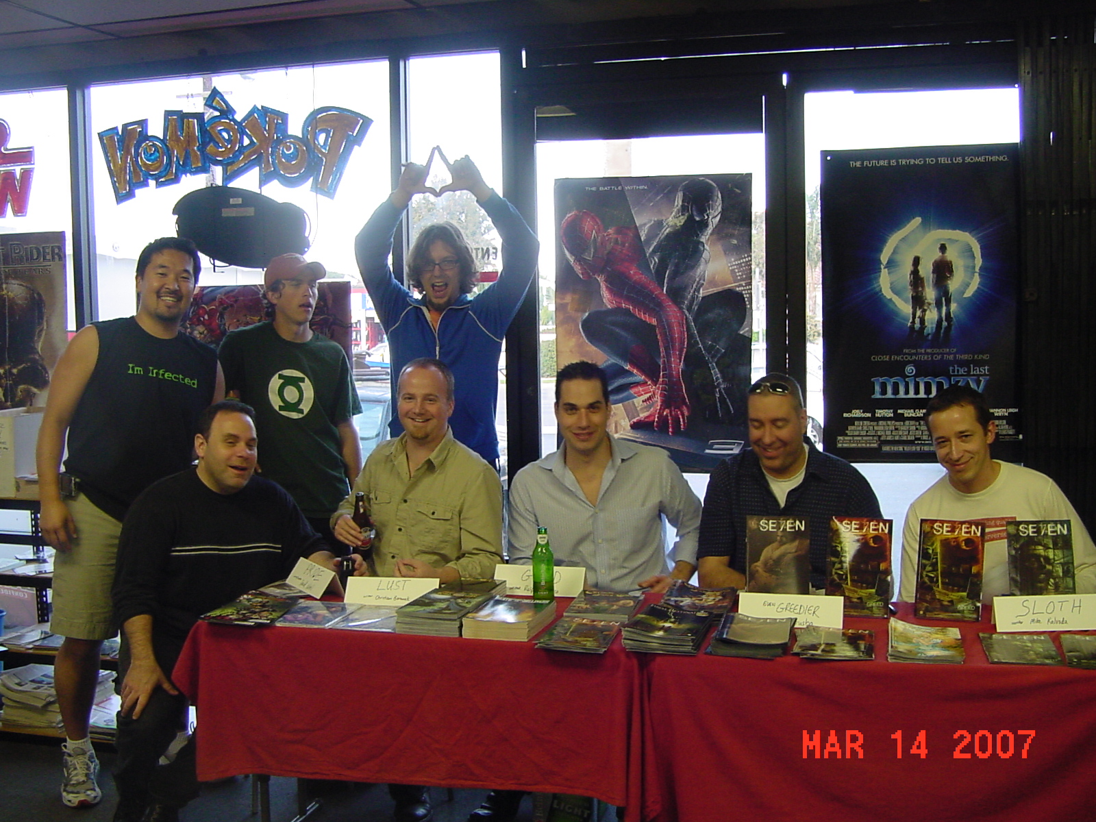 Zenescope series Se7en team at The Comic Bug on March 14th The Comic Bug